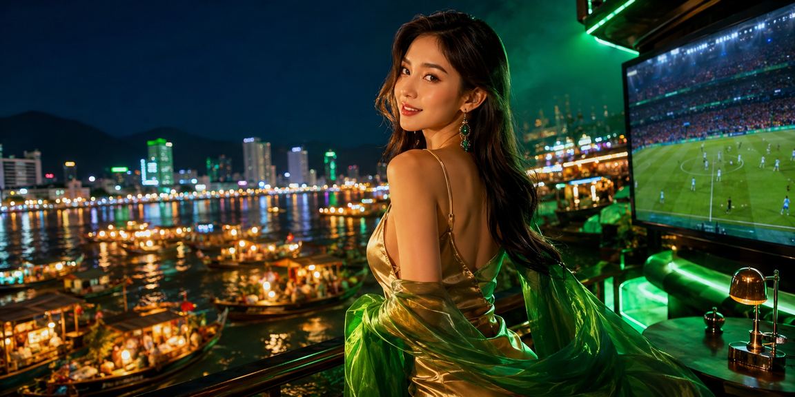 Người dùng tại Quy Nhơn thực hiện giao dịch nạp tiền cược trực tuyến bên bờ biển